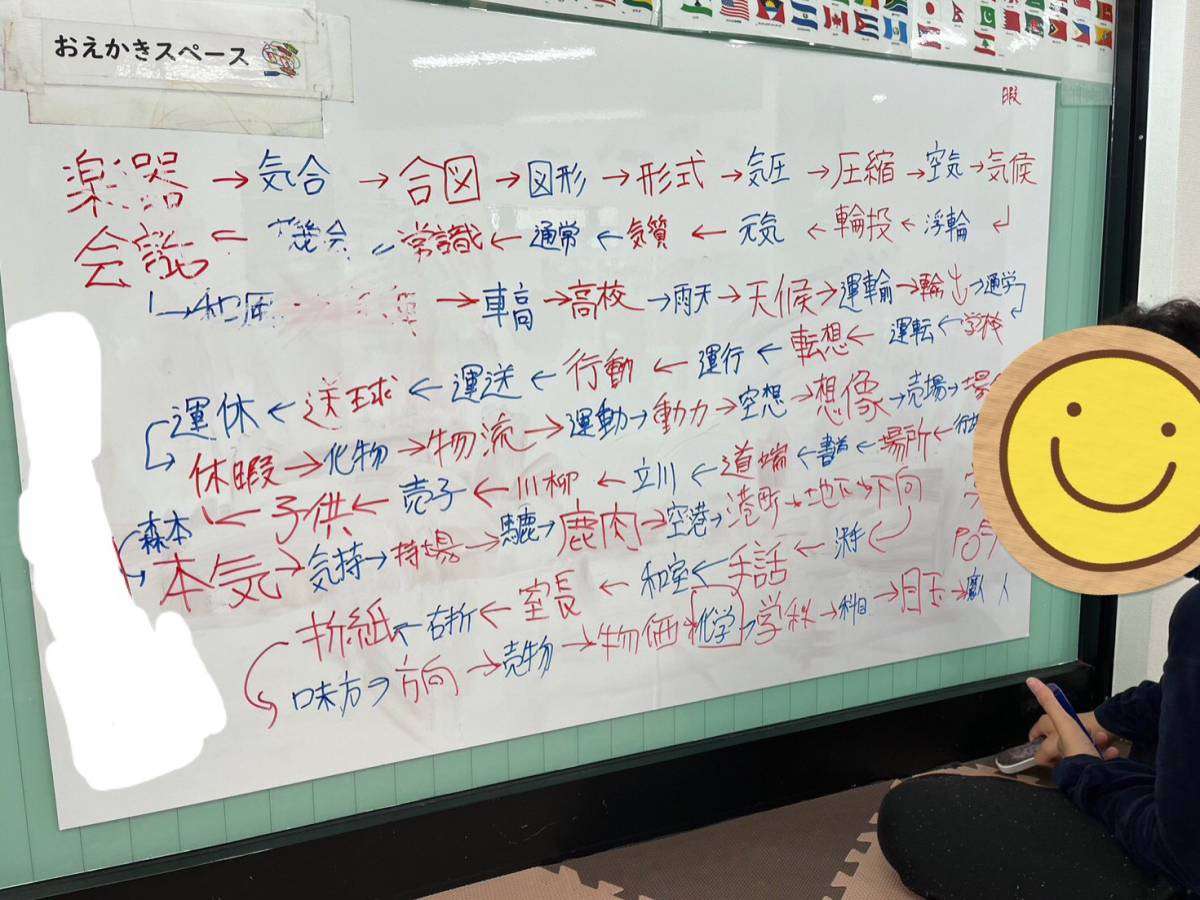 今日のテーマは「しりとり」です！海老名市を中心に児童発達支援・放課後等デイサービスをお探しならOne step smile海老名教室へ